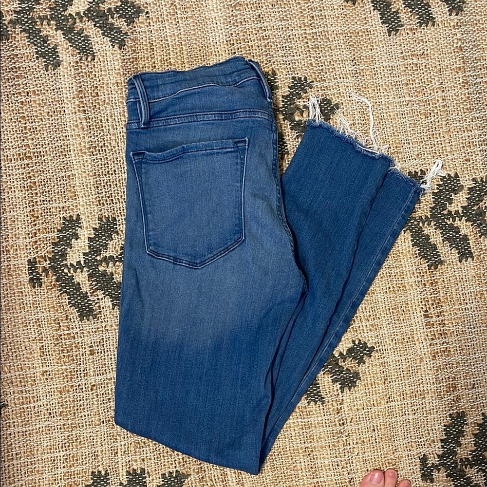 Frame Le High Skinny Blue Lagoon